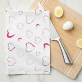 私のハート キッチンタオル (四つ折り)