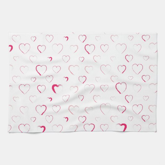 私のハート キッチンタオル (横)