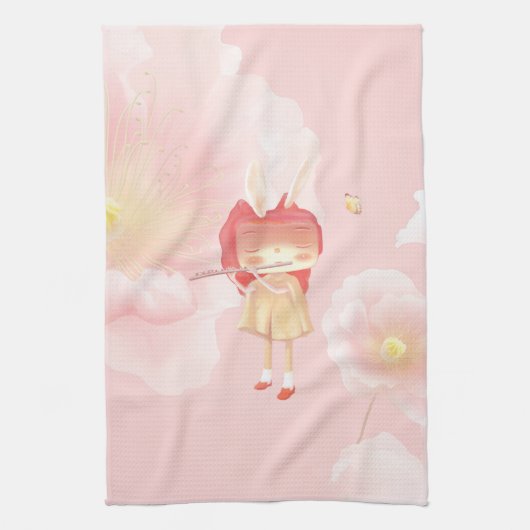 私のハート キッチンタオル (縦)