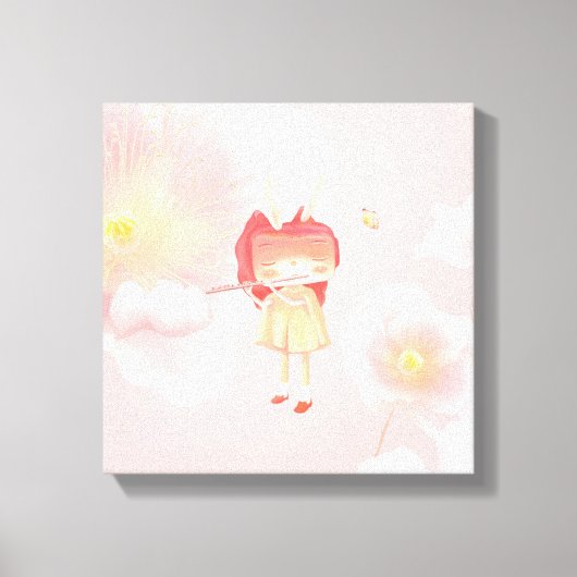 私のハート キャンバスプリント (正面)