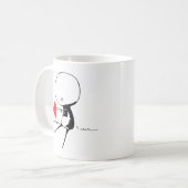 私のハート コーヒーマグカップ (正面左)