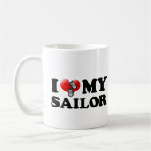 私のハート コーヒーマグカップ (左)