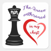 私のハート スクエアシール (正面)