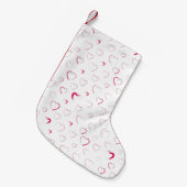 私のハート スモールクリスマスストッキング (正面 (吊り時))