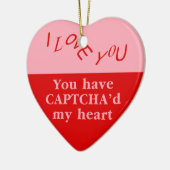 私のハート セラミックオーナメント (左)