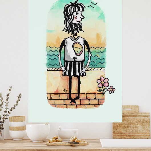 私のハート ポスター (キッチン)