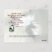 私のハート ポストカード (裏面)