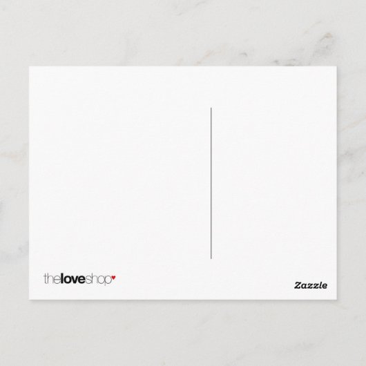 私のハート ポストカード (裏面)