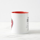 私のハート・マグにEdelweissを置こう マグカップ (中央)