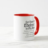 私のハート・マグにEdelweissを置こう マグカップ (正面右)