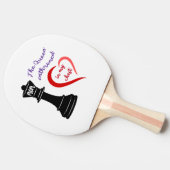 私のハート 卓球ラケット (横)