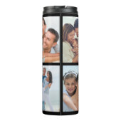 私のハート |名前をカスタムする4ユニーク写真 タンブラー (裏面)