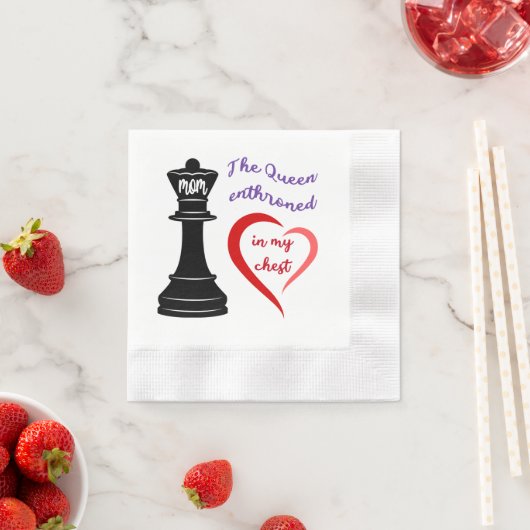 私のハート 縁ありカクテルナプキン (インサイチュ)