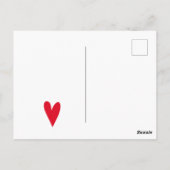 私のハート 詩| E.E.カミングス ポストカード (裏面)