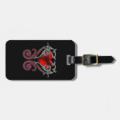 私のハート（赤） ラゲッジタグ (正面横)