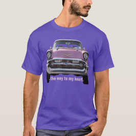 "…私のハート" 「57 Chevy Bel AirのTシャツへの方法 Tシャツ