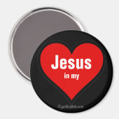 私のハートgotGod316.com マグネット (正面/裏面)