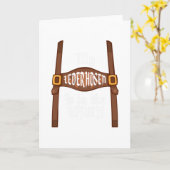 私のハーフパンツは洗浄オクトーバーフェストおもしろいなTにあります カード (黄色い花)