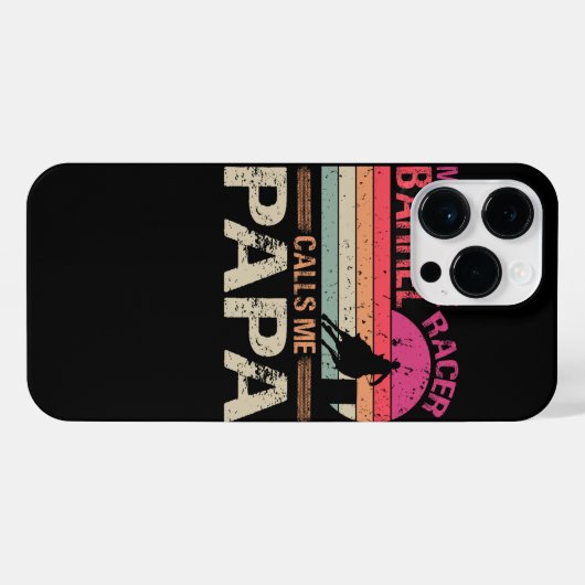 私のバお気に入りのレルレーサーは私にPapaヴィンテージT-Sと呼ぶ iPhoneケース (裏面横)
