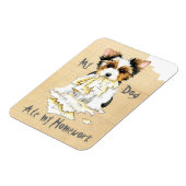 私のバイオワーテリア食べー私の宿題マグネット マグネット (左側)