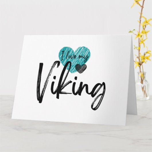 私のバイキング カード (黄色い花)