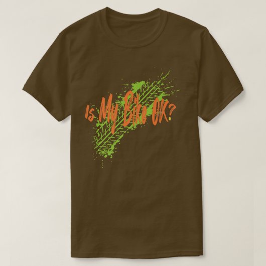 私のバイクは大丈夫か Tシャツ (デザイン正面)