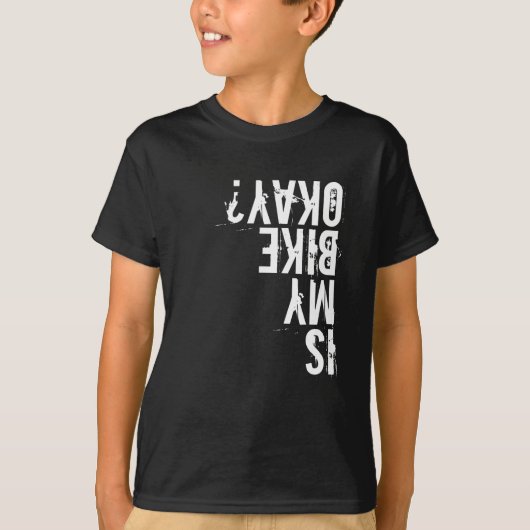 私のバイクは大丈夫か? Tシャツ (正面)