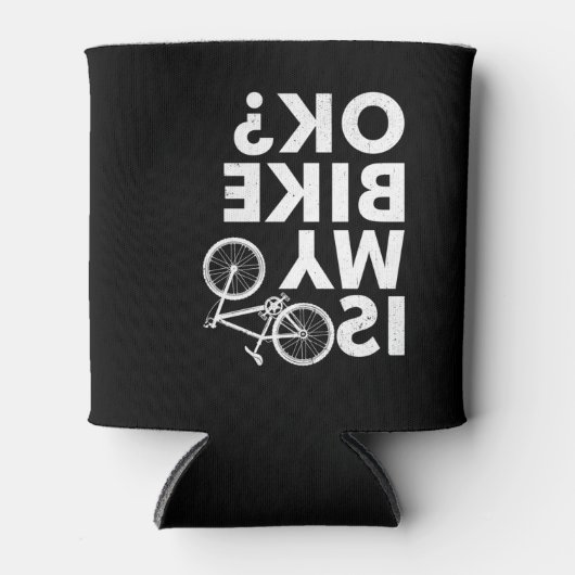 私のバイクはOKマウンテンバイおもしろいクである 缶クーラー (正面)
