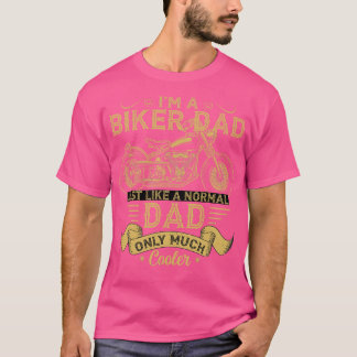私のバイクもしくは自転車に乗る人パパちょうど通常のパパだけ多くのco tシャツ