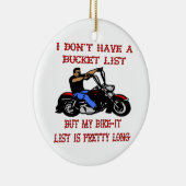 私のバイクイットリストは長かわいらしい セラミックオーナメント (右)