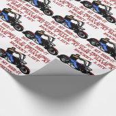 私のバイクイットリストは長かわいらしい ラッピングペーパー (角)