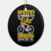 私のバイク考えるは私の周り セラミックオーナメント (左)