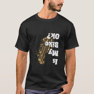 私のバイクOkサイクリングおもしろいヴィンテージバイクもしくは自転車に乗る人ギフト Tシャツ