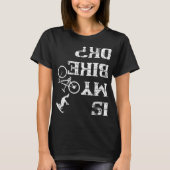 私のバイクOkサイクリングのスタント事故のクラッシュか Tシャツ (正面)