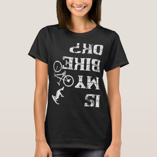 私のバイクOkサイクリングのスタント事故のクラッシュか Tシャツ (正面)