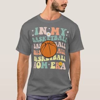 私のバスケットボールで母の時代マママバスケットボール Tシャツ