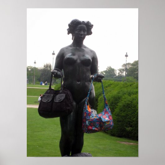 私のバッグを持って下さい~プリント/ポスターおもしろいジョーク ポスター (正面)