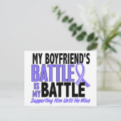 私のバトルも彼氏の食道癌 ポストカード (スタンド正面)