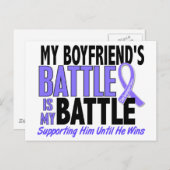 私のバトルも彼氏の食道癌 ポストカード (正面/裏面)