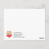 私のバニーは？ ポストカード (裏面)