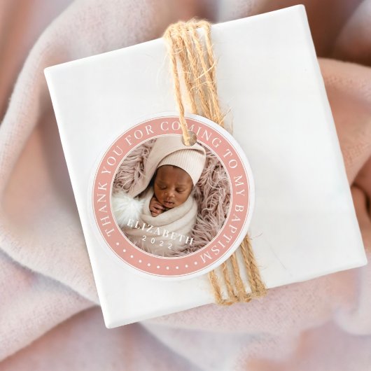 私のバプテスマ来の写真に感謝モダンする フェイバータグ