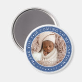 私のバプテスマ来の写真に感謝モダンする マグネット (正面/裏面)