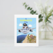 私のバルバドスの休日の郵便はがき ポストカード (スタンド正面)