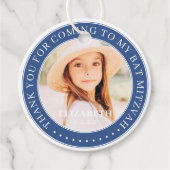 私のバルミツワー写真来をありがとう フェイバータグ (正面)