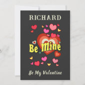 私のバレンタイカスタムンバレンタインデーのカードになる 招待状 (正面)