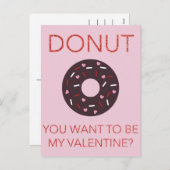 私のバレンタインにしたいのか?はがきおもしろい シーズンポストカード (正面/裏面)