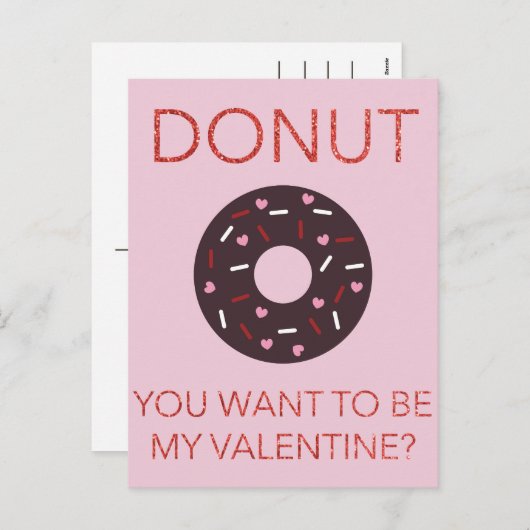 私のバレンタインにしたいのか?はがきおもしろい シーズンポストカード (正面/裏面)