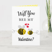 私のバレンタインにしてくれる?かわいいバレンタイン カード (正面)