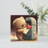 私のバレンタインになってくださいオリジナルカード カード (スタンド正面)