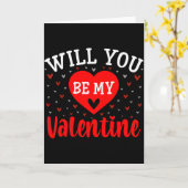 私のバレンタインになってくれますか - ラブハート ハッピー バレンタイン カード (黄色い花)